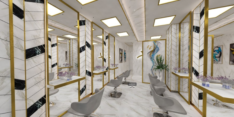  裝修理發(fā)店方法