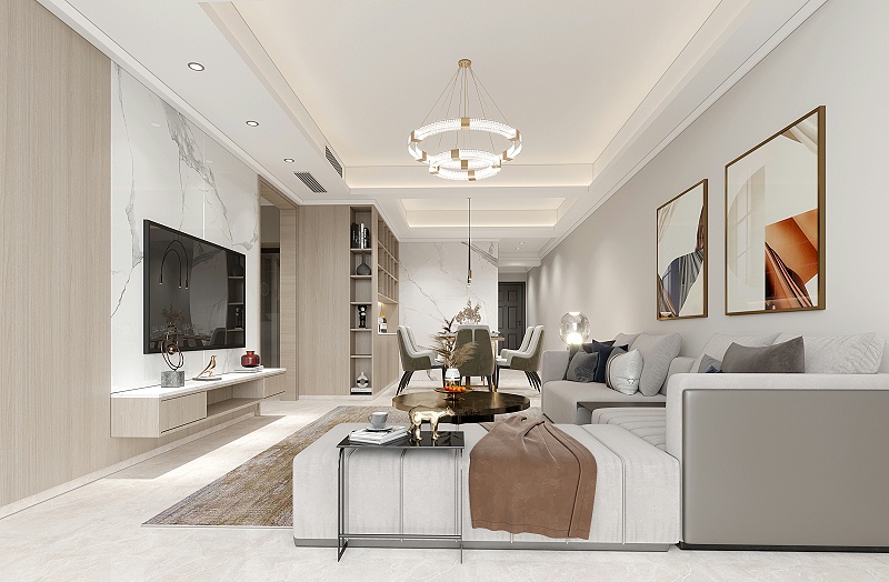 謝先生客廳效果圖