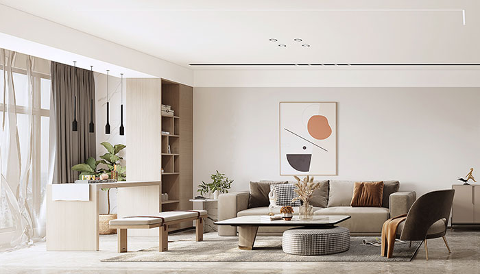 泓壹攜手溫馨家園大平層簡約裝修案例