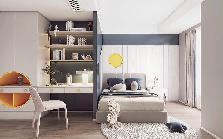 復(fù)式樓裝修設(shè)計(jì)男孩房