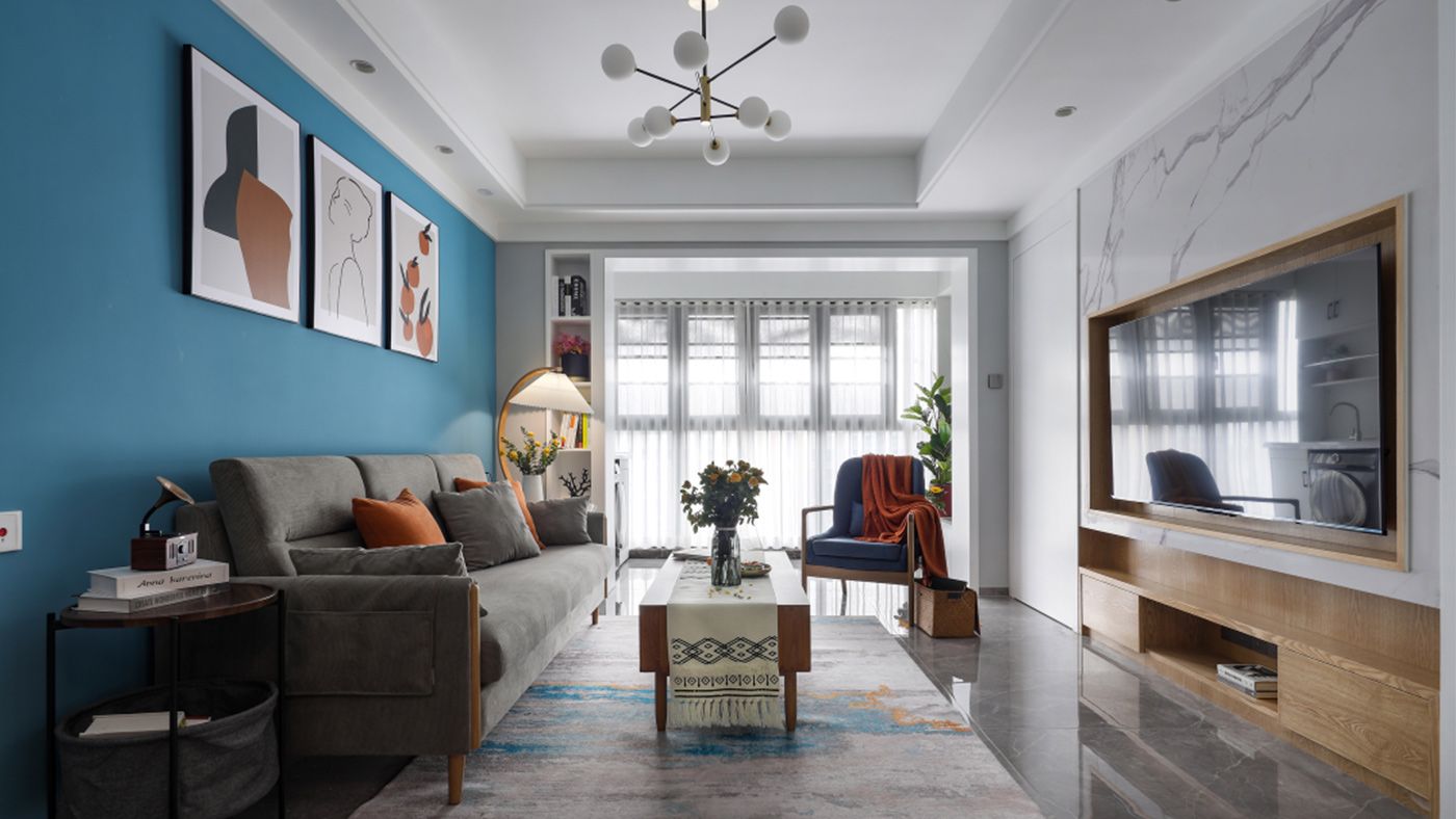 小清新|蔚藍(lán)|-家庭裝修設(shè)計(jì)-泓壹設(shè)計(jì)